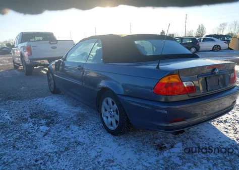 2001 BMW 325Ci z USA, uszkodzony, nr VIN WBABS33471BY41612